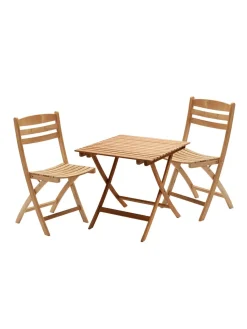 Fritz Hansen Skagerak Selandia Sæt, 2 stole og bord 75 fra Clearance