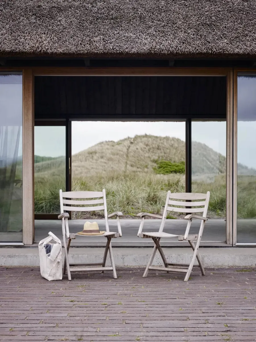 Fritz Hansen Skagerak Selandia Sæt, 4 stole og bord 147 fra