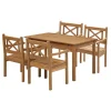 Fritz Hansen Skagerak Skagen Sæt i teak, 4 stole og bord fra Clearance