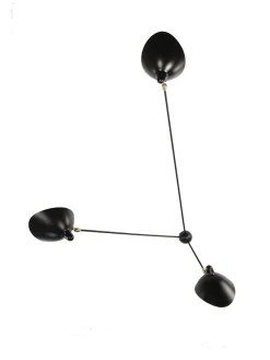 Editions Serge Mouille Spider Big Wall Lamp w/3 Fixed Arms af Serge Mouille