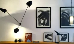 Editions Serge Mouille Spider Big Wall Lamp w/3 Fixed Arms af Serge Mouille