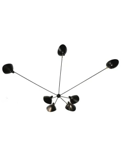 Editions Serge Mouille Spider Big Wall Lamp w/7 Fixed Arms af Serge Mouille