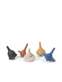 Ferm Living Spin Tops, sæt á 5 stk. fra Discount