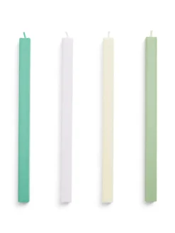 HAY Square Candle 4 Stk., fresh fra New
