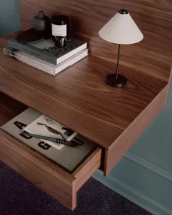New Works Tana Wall Mounted Desk, black stained oak fra Sale