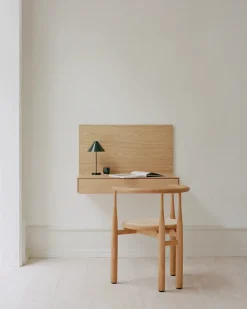 New Works Tana Wall Mounted Desk, black stained oak fra Sale