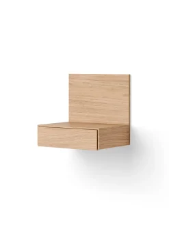 New Works Tana Wall Mounted Nightstand, oak fra