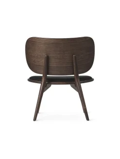 Mater The Lounge Chair, mat lakeret eg med naturfarvet læder fra New