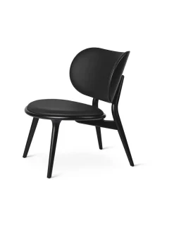 Mater The Lounge Chair, mat lakeret eg med naturfarvet læder fra New