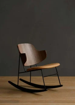 Audo Copenhagen The Penguin Rocking Chair, Læder fra Hot