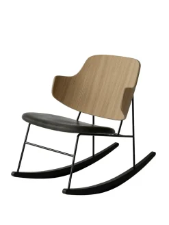Audo Copenhagen The Penguin Rocking Chair, Læder fra Hot