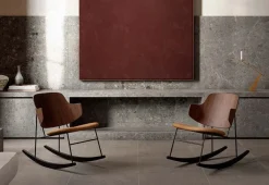 Audo Copenhagen The Penguin Rocking Chair, Læder fra Hot