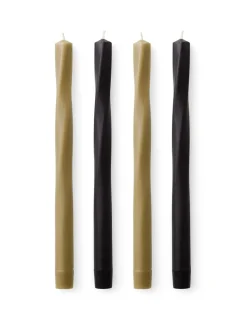 Audo Copenhagen Twist Tapered Lys, sæt á 4 stk. fra Online