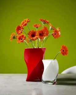Piet Hein Twister vase fra (Rød) Best