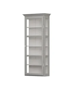 Lindebjerg Design Væghængt Vitrineskab Classic V4, antracit fra New