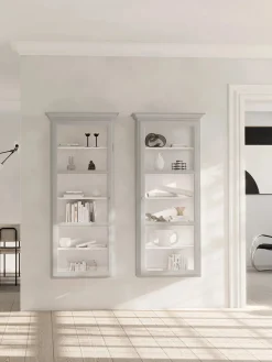 Lindebjerg Design Væghængt Vitrineskab Classic V4, antracit fra New