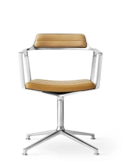 Vipp 452 Swivel Chair, camel læder fra Online