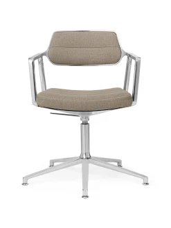 Vipp 453 Swivel+ Chair, camel læder fra Sale