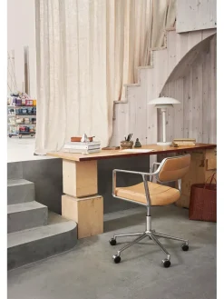 Vipp 453 Swivel+ Chair, camel læder fra Sale