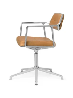 Vipp 453 Swivel+ Chair, camel læder fra Sale