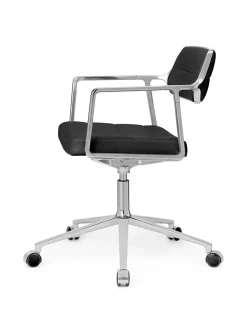 Vipp 453 Swivel+ Chair m/hjul, dark sand tekstil fra Clearance