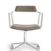 Vipp 452 Swivel Chair m/hjul, dark sand fra Discount