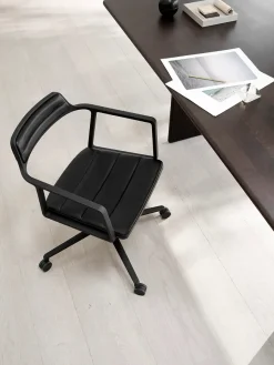 Vipp 452 Swivel Chair m/hjul, dark sand fra Discount