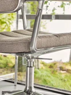 Vipp 453 Swivel+ Chair m/hjul, sort læder fra Discount
