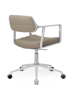 Vipp 453 Swivel+ Chair m/hjul, sort læder fra Discount