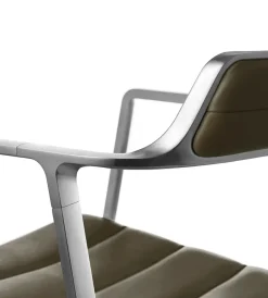Vipp 452 Swivel Chair m/hjul, sort læder fra Best
