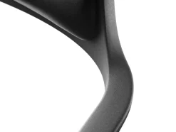 Vipp 452 Swivel Chair m/hjul, sort læder fra Best