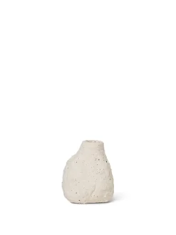 Ferm Living Vulca Mini Vase, Off-white stone fra Best