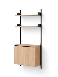 New Works Wall Shelf Cabinet Tall w. Doors fra Online