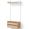 New Works Wardrobe Shelf Cabinet w. Drawers fra Best