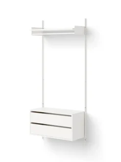 New Works Wardrobe Shelf Cabinet w. Drawers fra Best