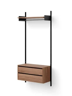 New Works Wardrobe Shelf Cabinet w. Drawers fra Best