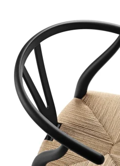 Carl Hansen & Søn Y-stol CH24 Soft Black af Hans J. Wegner Best